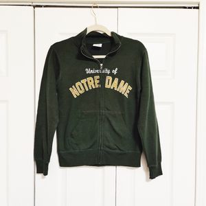 Notre Dame Zip Up Sweatshirt - XS